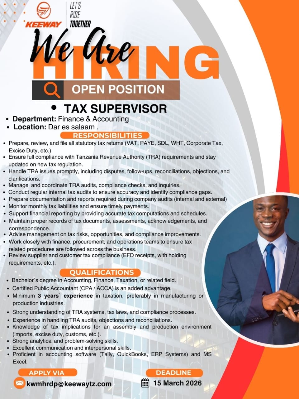 Jobs at KWM Motors Tanzania Ltd, Ajira Mpya KWM Motors Tanzania Ltd, KWM Motors Tanzania Ltd Jobs 2026, Nafasi za Kazi KWM Motors Tanzania Ltd, Ajira Mpya 2026, AJIRA TANZANIA 2026, AjiraLeo Tanzania, JOBS TANZANIA, Jobs 2026