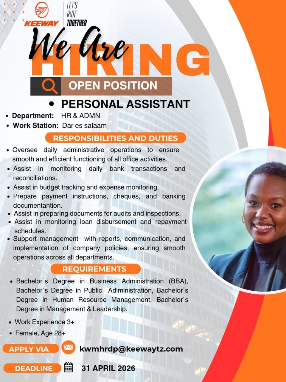 Jobs at KWM Motors Tanzania Ltd, Ajira Mpya KWM Motors Tanzania Ltd, KWM Motors Tanzania Ltd Jobs 2026,Nafasi za Kazi KWM Motors (T) Ltd