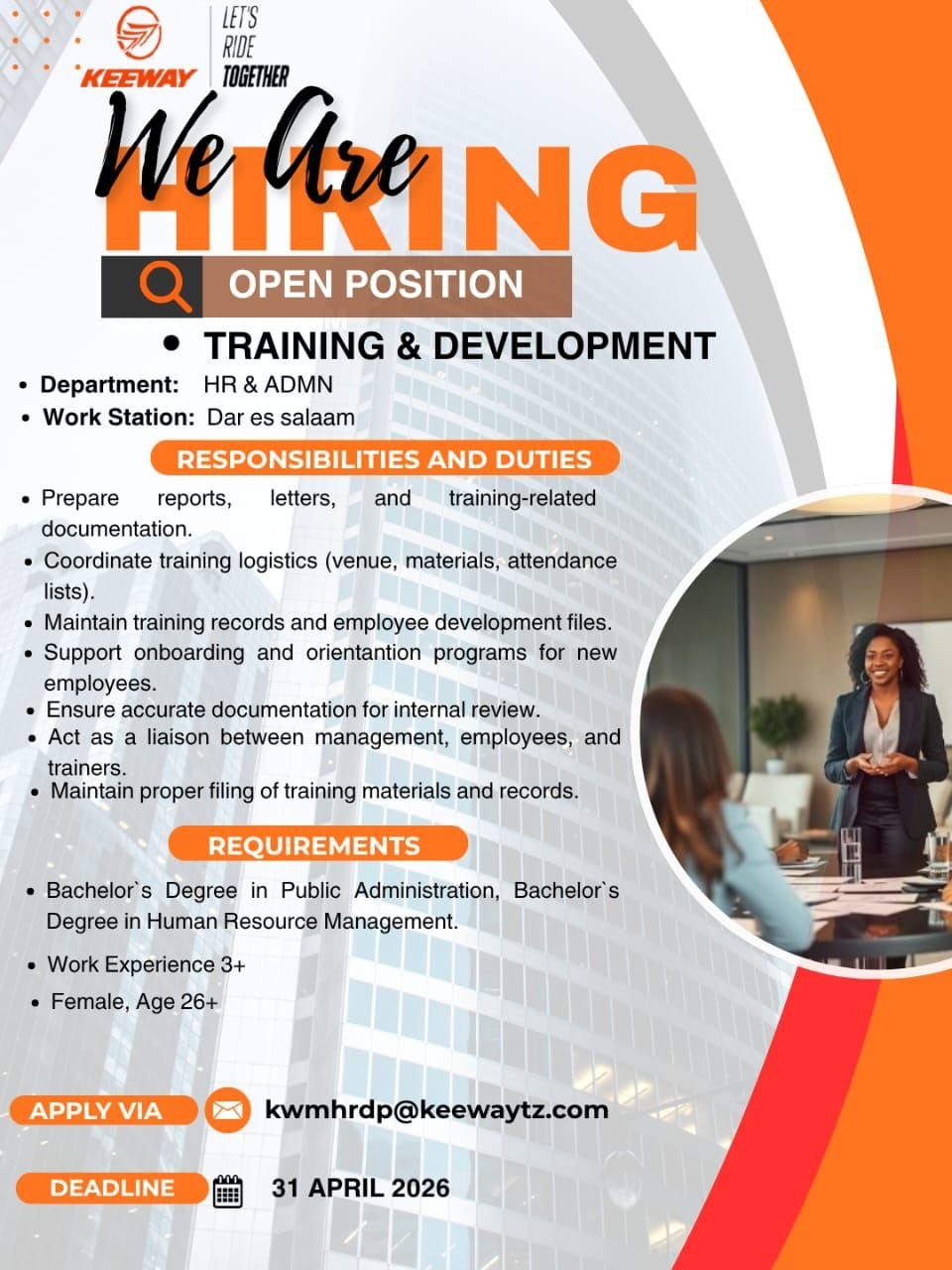 Jobs at KWM Motors Tanzania Ltd, Ajira Mpya KWM Motors Tanzania Ltd, KWM Motors Tanzania Ltd Jobs 2026,Nafasi za Kazi KWM Motors (T) Ltd