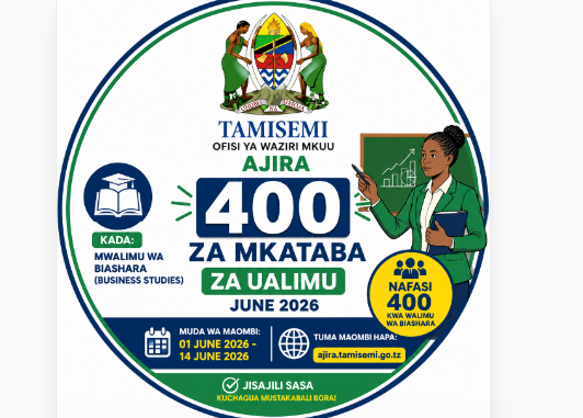 TAMISEMI: 400 Ajira Mpya za Walimu June 2026, Ajira Mpya za Walimu 2026, Ajira Mpya TAMISEMI, Ajira Mpya Serikalini 2026, Jobs at TAMISEMI, Government Teachers Jobs, TAMISEMI Jobs 2026, TAMISEMI Ajira Mpya za Walimu, Ajira Mpya za Walimu TAMISEMI, Ajira za Walimu TAMISEMI, TAMISEMI Ajira za Walimu