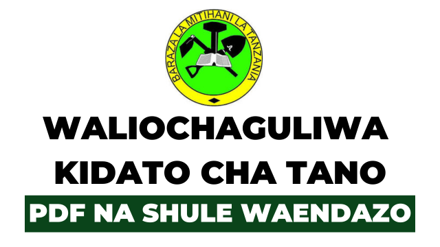 Waliochaguliwa Kidato Cha Tano 2026, Form Five Selection 2026, Form 5 Selection 2026, Form Five Selection Results, Selections Form Five 2026