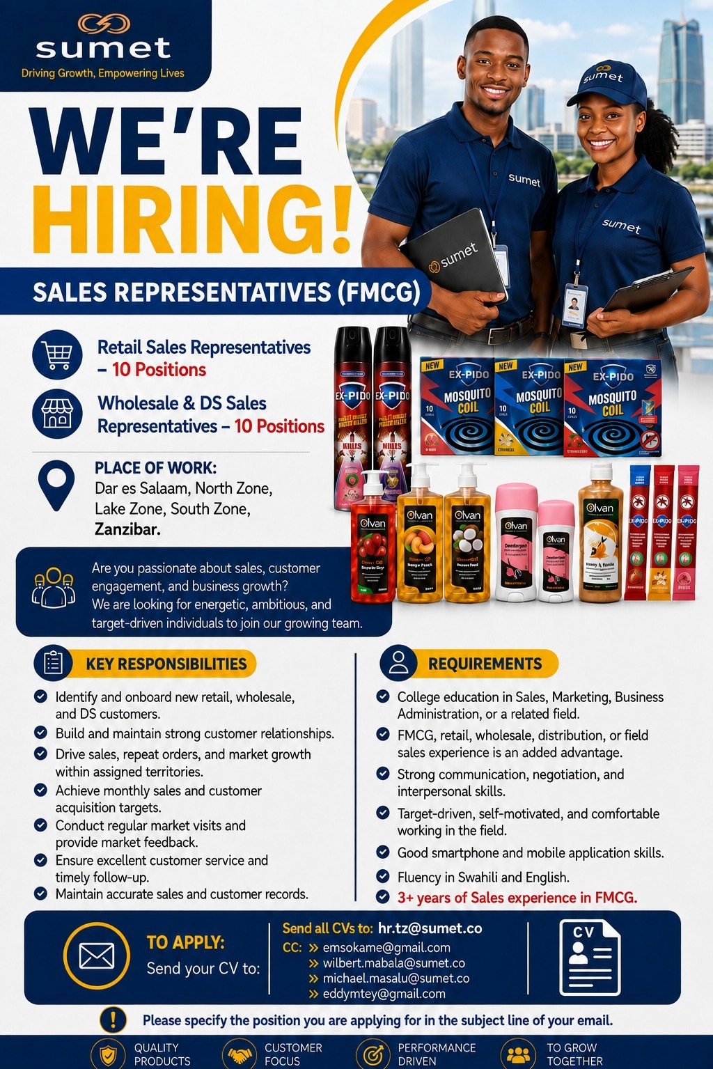 Ajira Mpya Sumet Tanzania, Jobs at Sumet Tanzania, Nafasi za Kazi Sumet Tanzania, Sumet Tanzania Jobs 2026, AjiraLeo Tanzania, Jobs
