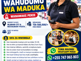 Wahudumu wa Maduka, Mlimani City, ajira mpya tanzania 2026, jobs tanzania 2026, ajira za kuuza maduka